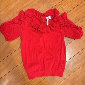 Janie and Jack Scarlet Knit Top